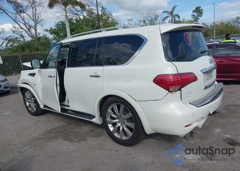 2014 Infiniti Qx80 z USA, uszkodzony, nr VIN JN8AZ2NFXE9555354